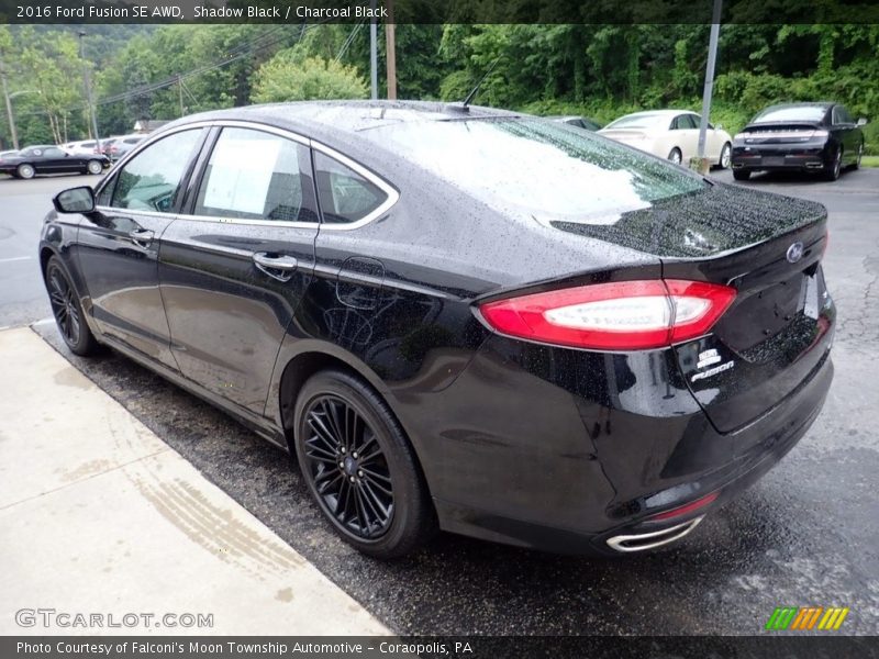 Shadow Black / Charcoal Black 2016 Ford Fusion SE AWD