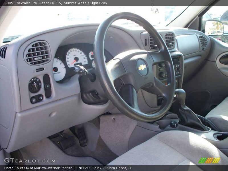 Summit White / Light Gray 2005 Chevrolet TrailBlazer EXT LS