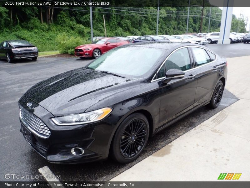 Shadow Black / Charcoal Black 2016 Ford Fusion SE AWD