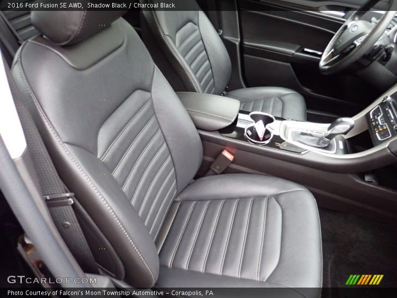 Shadow Black / Charcoal Black 2016 Ford Fusion SE AWD