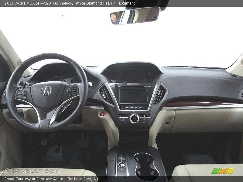 White Diamond Pearl / Parchment 2016 Acura MDX SH-AWD Technology