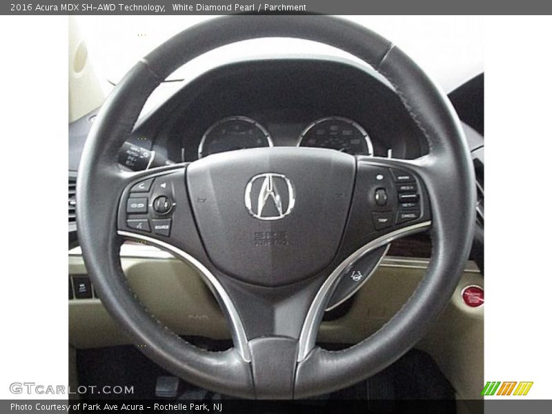White Diamond Pearl / Parchment 2016 Acura MDX SH-AWD Technology