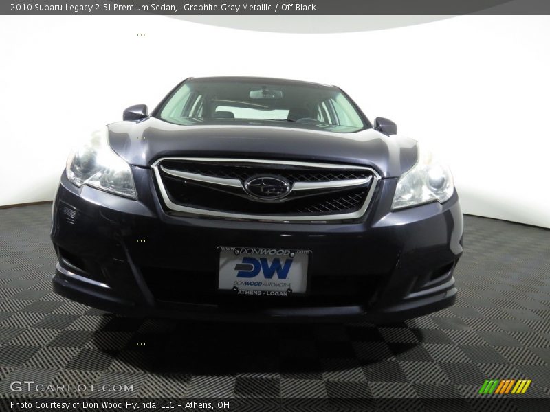 Graphite Gray Metallic / Off Black 2010 Subaru Legacy 2.5i Premium Sedan