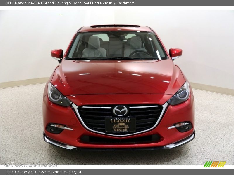 Soul Red Metallic / Parchment 2018 Mazda MAZDA3 Grand Touring 5 Door