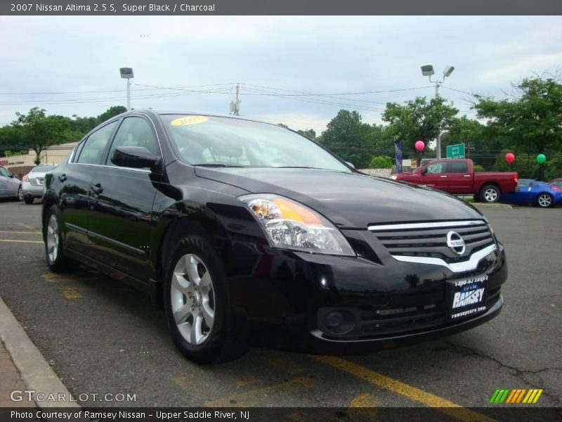 Super Black / Charcoal 2007 Nissan Altima 2.5 S