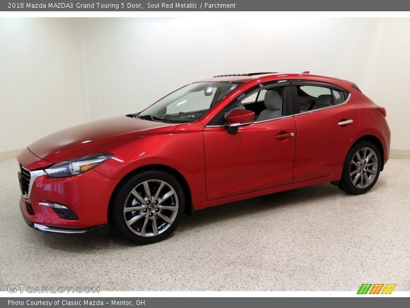 Soul Red Metallic / Parchment 2018 Mazda MAZDA3 Grand Touring 5 Door