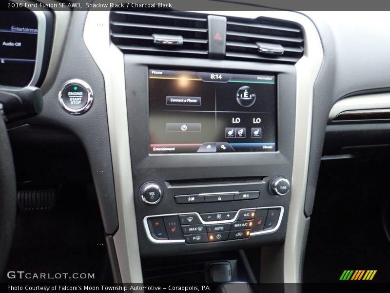 Shadow Black / Charcoal Black 2016 Ford Fusion SE AWD