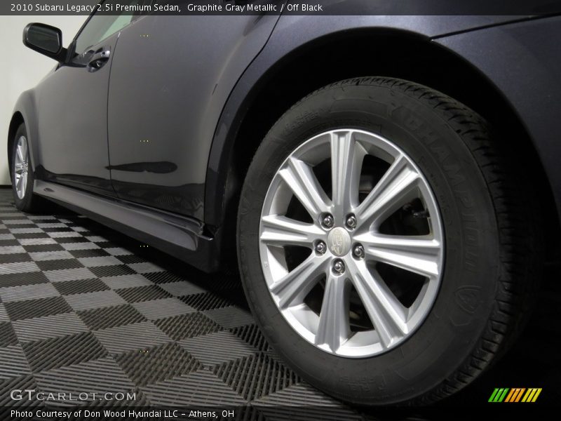 Graphite Gray Metallic / Off Black 2010 Subaru Legacy 2.5i Premium Sedan