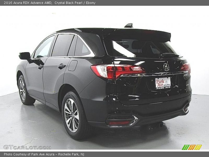 Crystal Black Pearl / Ebony 2016 Acura RDX Advance AWD