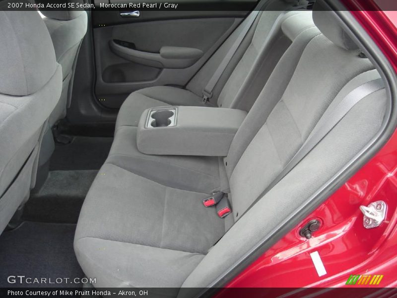 Moroccan Red Pearl / Gray 2007 Honda Accord SE Sedan