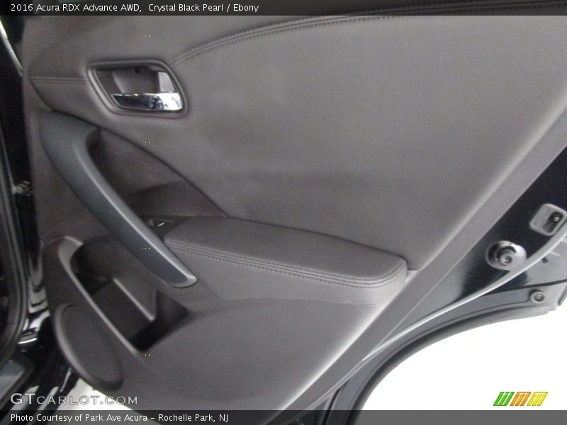 Crystal Black Pearl / Ebony 2016 Acura RDX Advance AWD