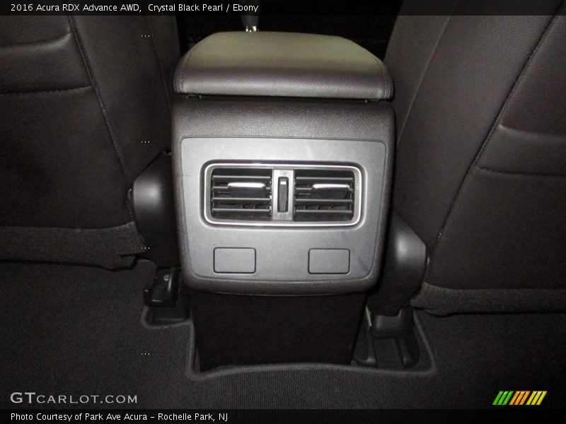 Crystal Black Pearl / Ebony 2016 Acura RDX Advance AWD