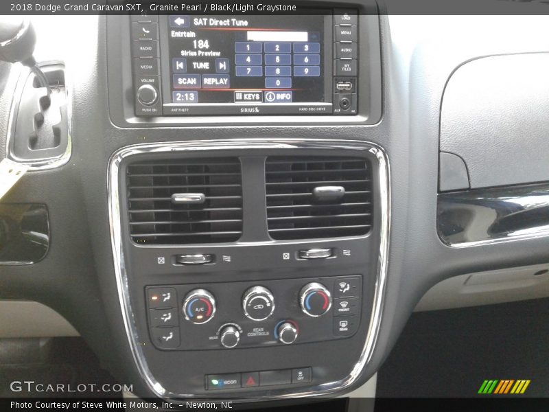 Granite Pearl / Black/Light Graystone 2018 Dodge Grand Caravan SXT