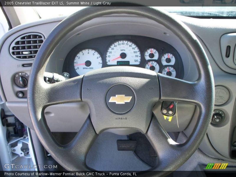Summit White / Light Gray 2005 Chevrolet TrailBlazer EXT LS