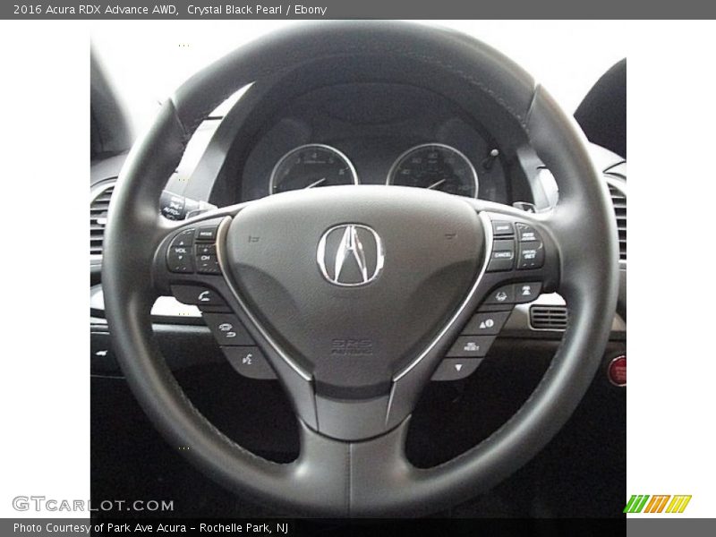 Crystal Black Pearl / Ebony 2016 Acura RDX Advance AWD