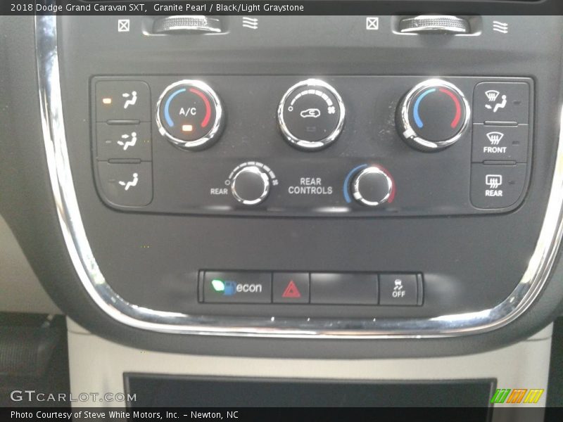 Granite Pearl / Black/Light Graystone 2018 Dodge Grand Caravan SXT