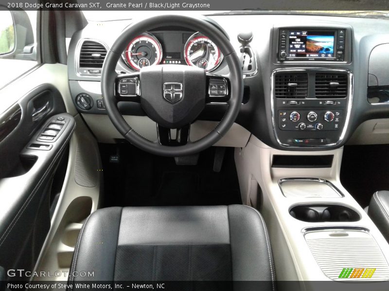 Granite Pearl / Black/Light Graystone 2018 Dodge Grand Caravan SXT