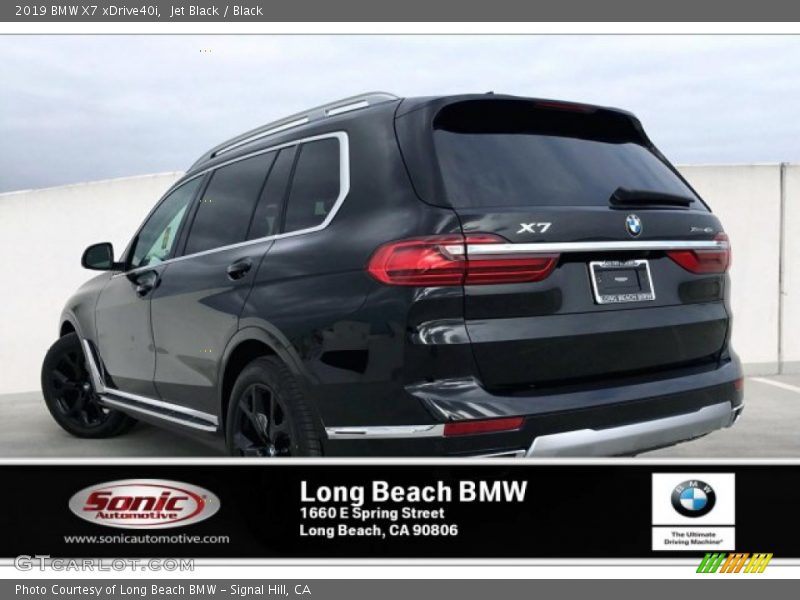 Jet Black / Black 2019 BMW X7 xDrive40i