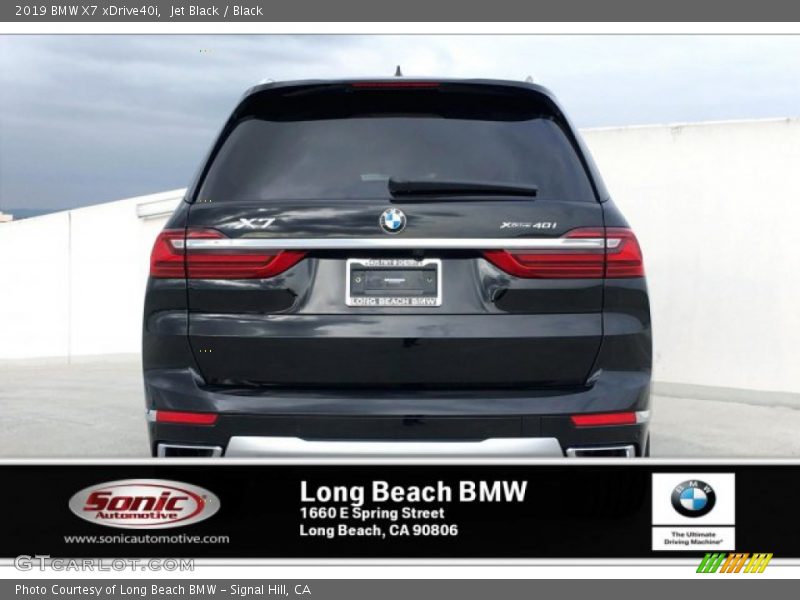 Jet Black / Black 2019 BMW X7 xDrive40i