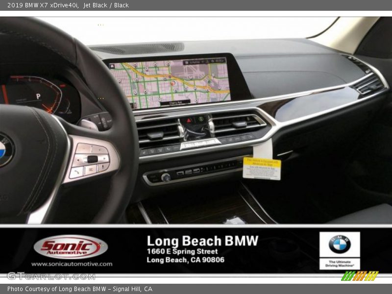 Jet Black / Black 2019 BMW X7 xDrive40i