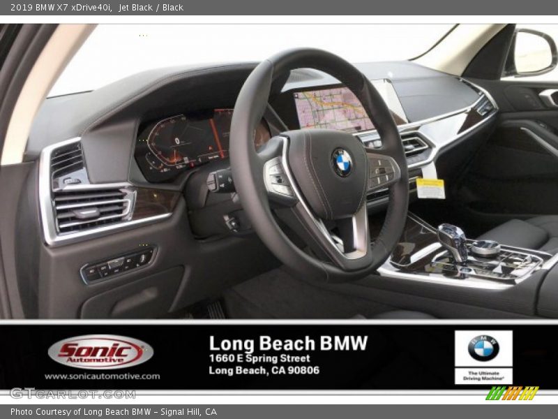 Jet Black / Black 2019 BMW X7 xDrive40i