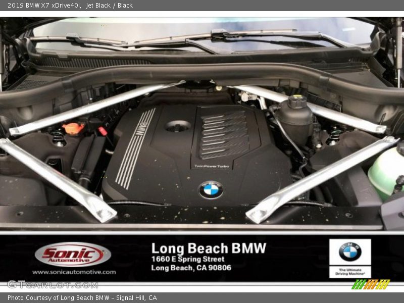 Jet Black / Black 2019 BMW X7 xDrive40i