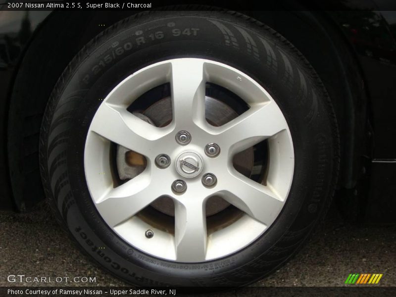 Super Black / Charcoal 2007 Nissan Altima 2.5 S
