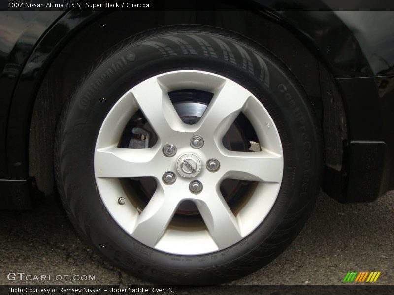 Super Black / Charcoal 2007 Nissan Altima 2.5 S