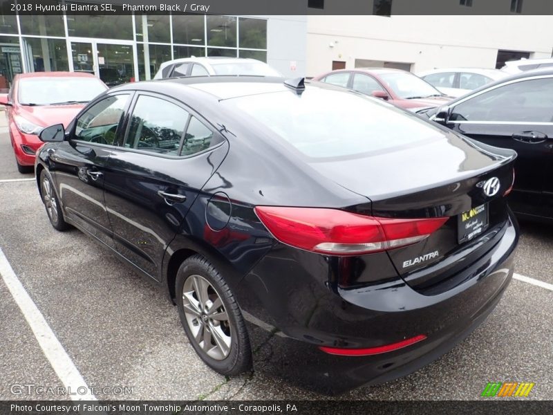 Phantom Black / Gray 2018 Hyundai Elantra SEL
