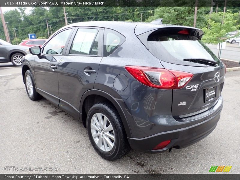 Meteor Gray Mica / Black 2016 Mazda CX-5 Sport AWD