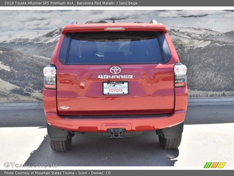 Barcelona Red Metallic / Sand Beige 2019 Toyota 4Runner SR5 Premium 4x4