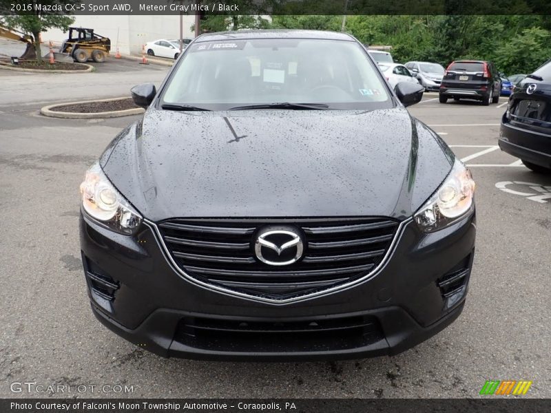 Meteor Gray Mica / Black 2016 Mazda CX-5 Sport AWD