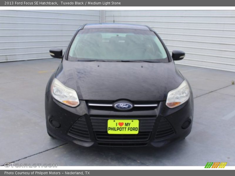 Tuxedo Black / Medium Light Stone 2013 Ford Focus SE Hatchback