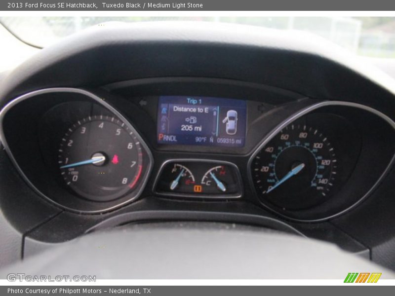 Tuxedo Black / Medium Light Stone 2013 Ford Focus SE Hatchback