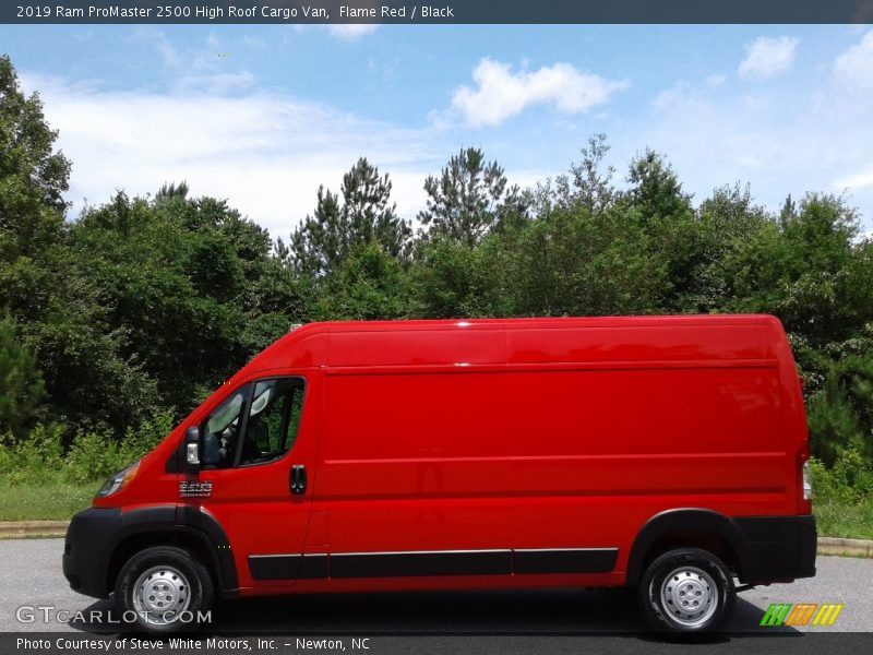 Flame Red / Black 2019 Ram ProMaster 2500 High Roof Cargo Van