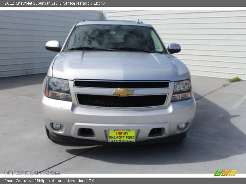 Silver Ice Metallic / Ebony 2012 Chevrolet Suburban LT