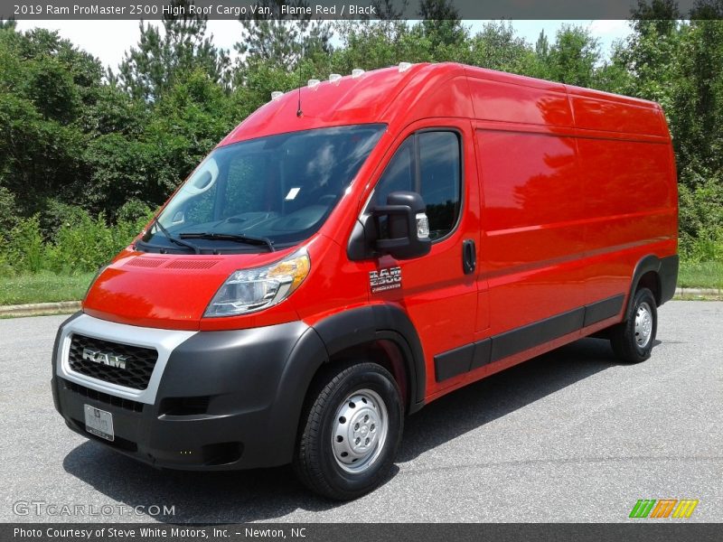 Flame Red / Black 2019 Ram ProMaster 2500 High Roof Cargo Van