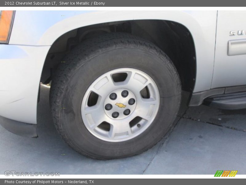 Silver Ice Metallic / Ebony 2012 Chevrolet Suburban LT