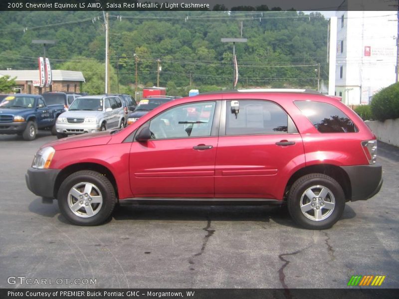 Salsa Red Metallic / Light Cashmere 2005 Chevrolet Equinox LS AWD