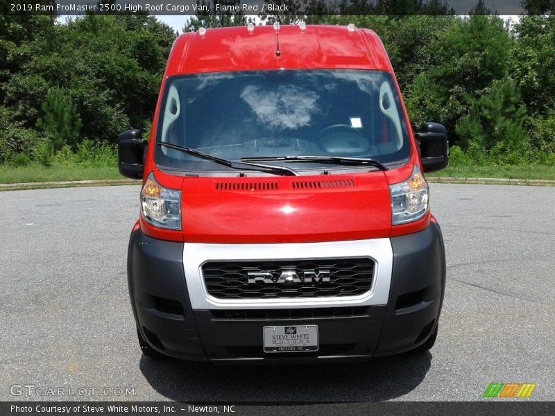 Flame Red / Black 2019 Ram ProMaster 2500 High Roof Cargo Van