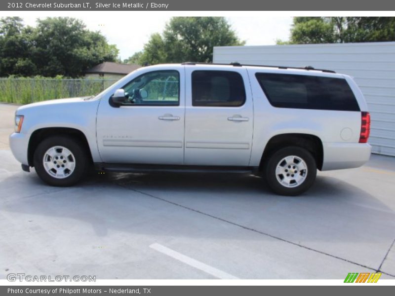Silver Ice Metallic / Ebony 2012 Chevrolet Suburban LT