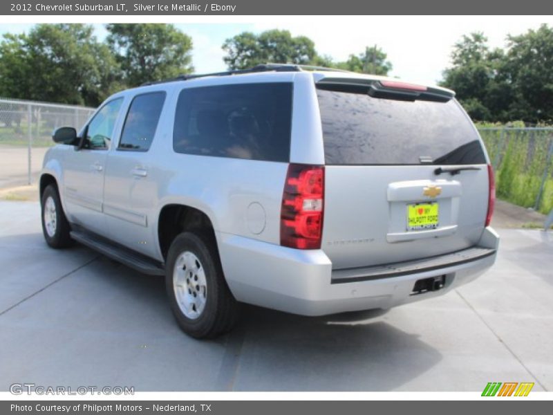 Silver Ice Metallic / Ebony 2012 Chevrolet Suburban LT