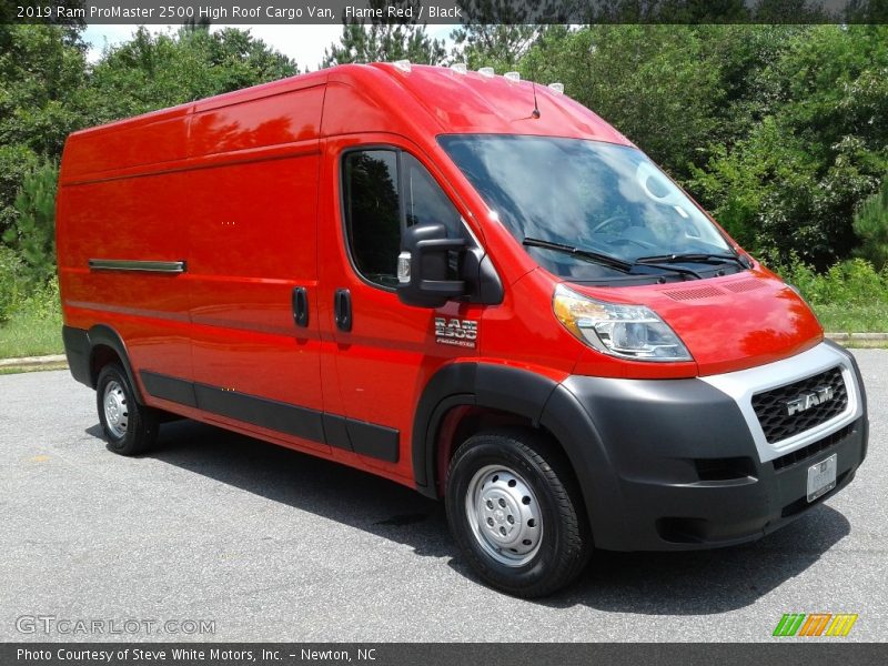 Flame Red / Black 2019 Ram ProMaster 2500 High Roof Cargo Van
