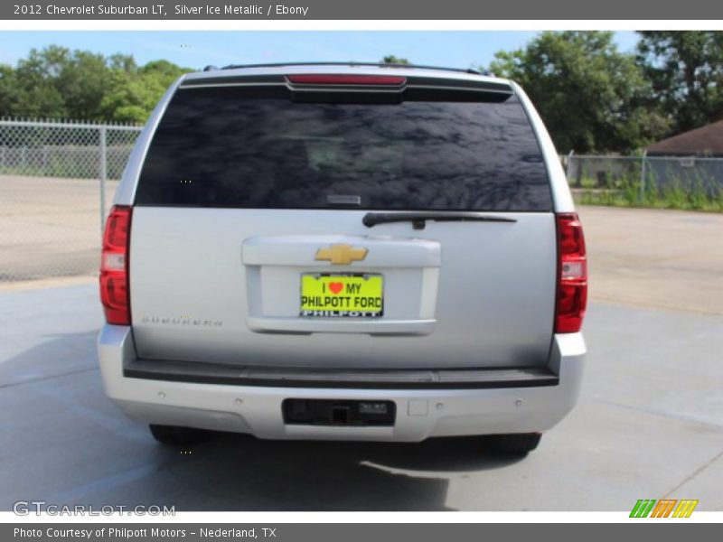 Silver Ice Metallic / Ebony 2012 Chevrolet Suburban LT