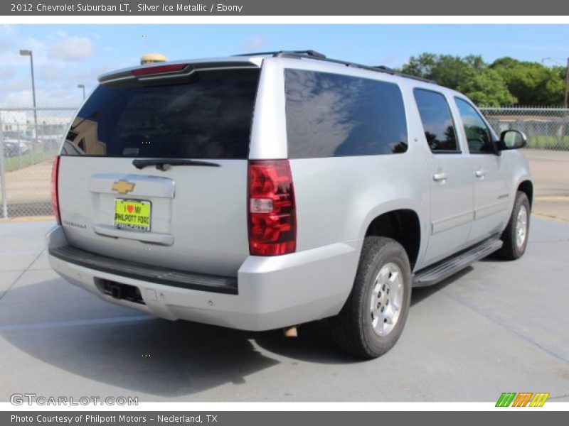 Silver Ice Metallic / Ebony 2012 Chevrolet Suburban LT