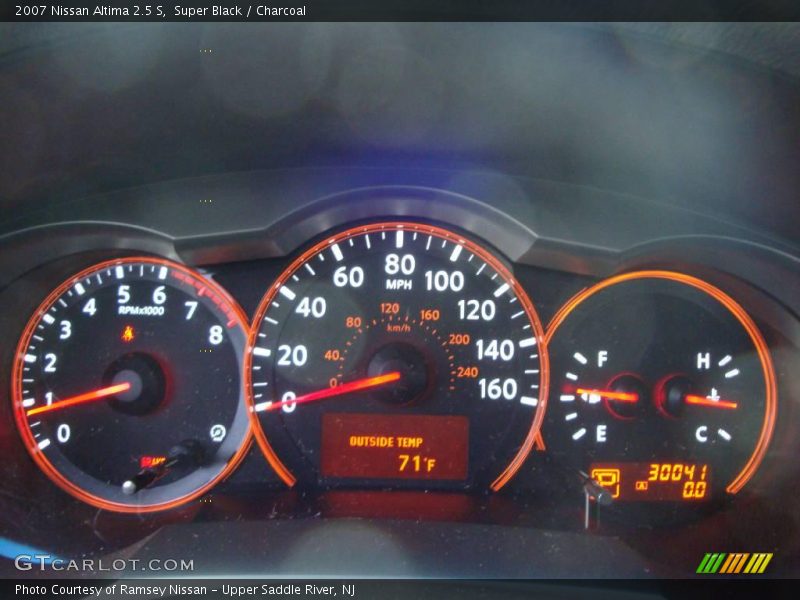 Super Black / Charcoal 2007 Nissan Altima 2.5 S