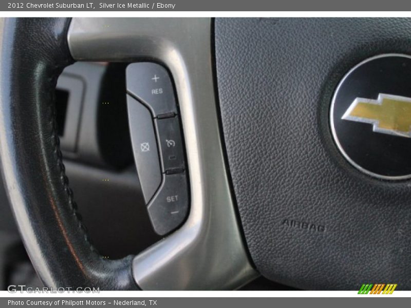 Silver Ice Metallic / Ebony 2012 Chevrolet Suburban LT