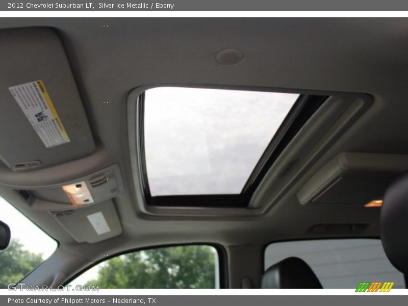 Silver Ice Metallic / Ebony 2012 Chevrolet Suburban LT