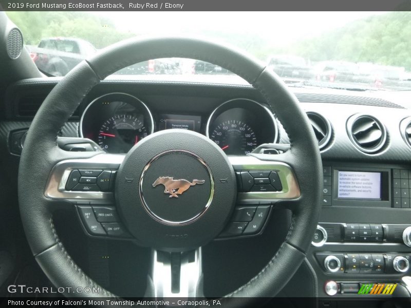  2019 Mustang EcoBoost Fastback Steering Wheel