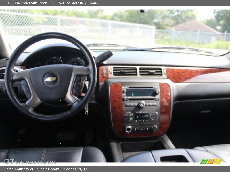 Silver Ice Metallic / Ebony 2012 Chevrolet Suburban LT